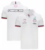 F1 Takım Üniforma Erkek ve Kadın Yarışçıları Kavur T-Shirt Polo Gömlek Günlük Kısa Kol Yarışı Takım Kırış Boyutu Özelleştirilebilir
