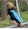 Vestuário para cães roupas de estimação de animais de estimação reflexiva de gola de pele de algodão quente e acolchoada