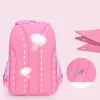 Bolsas Bolsas de Escola Meninas Bolsas Crianças Mochila Primária Mochila Crianças Bolsa Princesa Backpack de estudante impermeável à prova d'água