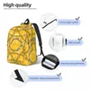 Рюкзак Golden Chain Vintage Damask Travel рюкзаки Teen Custom Big School Bags Стильные рюкзак