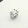 Trendy Ring Designer Rings Men's Titanium Silver Ring Couple Rings Women's Jewelry Luxurys Love