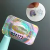 3006001200 pcs Security Seal Tamper Proof Stickers Holographic Warranty Void Laser Label with Serial Number Adhesive labels 240418