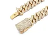 Hip Hop Jewelry 8mm Moissanite Vvs Diamond Cuban Link Chain Bracelet