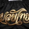 Heren shorts Muay Thai shorts geborduurde heren kinderen taekwondo training shorts gym kooi vechten taekwondo broek vechtsporten kleding t240419