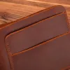 Plånböcker Crazy Horse Leather Men's Wallet Retro Top Layer Läder Dollar Purse Money Clip Bag Card Holder Mini Short Coin Purses
