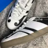 2024 Wales Bonner Indoor Gatsin Cream White Core Black Sporty Rich Designer Skate Shoes Men Women Sports Sneakers 36-45