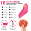 Briefes Stimulateur de vibrateur de vagin clitoral portable Stimulateur de point G pour femme télécommande vibrante avec clip avec clip magnétique