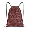 Boodschappentassen natuurkunde vergelijkingen burgundy drawstring backpack sport gym sackpack vouwbare wiskunde science leraar geometrische cadeaustraining tas