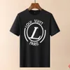 Mens T Shirt Tişörtleri Mektup Baskı Erkekleri Üst Renk Üst Tshirt Tee Nefes Alabaş Tshirts Tasarım Tee Gevşek Tshirts Kısa Kollu Giyim