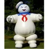 Toptan Konaklama Puft Şişirilebilir Marshmallow Man PVC Cadılar Bayramı Dekorasyonu Açık Hava Reklamcılığı İçin Hayalet Bütçesi Model