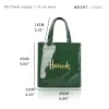 Sacs Small Size Eco PVC Tote Shopper Sac Portable Zipper Imprimé Purse Purse Fashion Bookbag Bookbag Imperproof Travel Mand