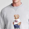 Designer MENS Felpa con cappuccio per le felpe per orso polo pullover peluche cartone animato con cappuccio da uomo a maniche lunghe