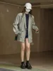 Abiti da donna divertiti 2024 donne primaverili vintage a grana fresca abito traspirante blazer coreano manica lunga manica da lavoro giacche da lavoro
