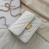 Leather Genuine Womens Bag 2024 Summer Trend Single Shoulder Crossbody Fashion Chain Small Square for Direct Sale