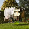 Hangers Duurzame huishoudelijke kleding drogen Net dubbele laag sokken mesh ondergoed droger woningvoorziening