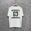 Brand Men Tops Summer Strewear Tees LETTRE LUXURIE TSHIRT IMPRESSIONNE