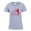 T-shirts pour femmes en été tout ce dont vous avez besoin est une petite confiance de foi et de la chemise de poussière de lutin femme imprimé mignon tee dames top