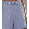 Femmes shorts de pyjamas Gingham pantalon mignon salon plaid short sleep bottoms élastique taise boxers streetwear