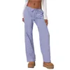 Dames slaapkleding y2k baggy broek vrouwen gestreepte pyjama elastische taille tie-up losse lounge herfst 2000s broek