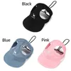 Abbigliamento per cani sport gatto esterno viso cappello da pet da baseball berretto da sole fori per le orecchie