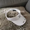 Sportvisoren Hut Sommer leere Top -Kappe für Männer Frauen Designer Brief Cap Golf Tennis Sport Sonnenschirm Hut Hut