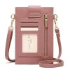 Wallets UltraThin Colorful Cellphone Bag Women Wallet Designer Mini Shoulder Bag New Cell Phone Case Crossbody Bags Fashion Card Purses