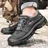 Casual Shoes Men Leather Fashion Sneakers Hiking Non-Slip Hard-Wearing