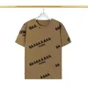 2024 Mens camiseta designer camiseta masculina Tees da moda Algodão puro de algodão respirável nova e versátil casal de roupas