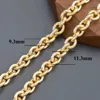 Collares colgantes Gufeather C170DIY Cadena Pass Reachnickel Free18K Gold Copper MetalCarmsdiy Pulsera Collar de colaboración