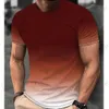 T-shirts masculins 2024 T-shirts pour hommes décontractés Vêtements de printemps ombre chemises surdimensionnées surdimension