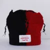 Panama Womens Bubble Hat Pig Ear Wool Autumn and Winter Thicked Knitted Hat Cold Beanie Kpop Crochet Hat Cap H123 240419