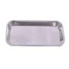 1PC Stainless Steel Cosmetic Storage Tray Nail Art Equipment Plate Doctor Surgical Dental Tray False Nails Dish Tools