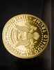 10pcs 2024 Trump SAVE Memorial Medal Colorful American Coin Handicraft Collection Gift Ornament