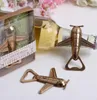 2 Styles Airplane Bottle Opener Plane Plane Shaped Beer Bottle Opener Wedding Favor Gift Giveaways för Guest9042012