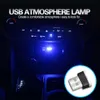 GPS GPS 1PC Mini USB -светодиодные светодиодные светильники Car Interior Neon Decorative Lamp