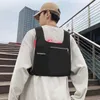 Taillezakken functionele tactische borsttas voor mannen vrouwen draagbare telefoonhouder waterdichte hiphop loopt vest pack uitrusting jogging accessoire