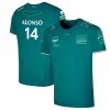 Set 2023 Formula 1 F1 Set di corse Carlos Sainz Charles Leclerc Fernando Alonso Set Up Tshirt Casual Breable Polo Summer Car logo m