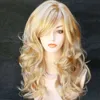 human curly wigs Wig Light Gold Spot Dyed Linen Yellow Long Hair Carnival Wig