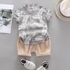 Sommer Babykleidung Set Kinder Jungen Fashion Shirt Shorts 2pcs Kleinkind
