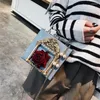 Abendtaschen Blumen Kreuzkörper für Frauen Luxushandtaschen Designer Marke Leder über Umhängetaschen Sack Clutch Weibchen