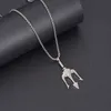 Ketting lengte 60 cm kinder hiphop lange trui ketting met sterk ontwerpgevoel gepersonaliseerde straatmannen en dames veelzijdige sieraden ketting cadeau