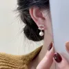 Boutique Gold-plattierte Ohrringe Designer neuer hochwertiger Diamantschmuckohrringe Mode charmante Mädchen exklusive hochwertige Ohrringe mit Box Love Gift