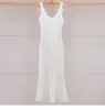 402 XXL 2024 Milan Runway Dress Spring Summer Sleeveless Crew Neck Womens Dress Fashion High Quality Qiahe