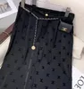 Calças de cintura alta feminina com logotipo de cinto Imprimir calças pretas de cor longa plus size smlxlxxl3xl4xl