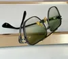 Square Sunglasses Black Iron/Green Gradient Women Men Summer Shades Sunnies Lunettes de Soleil UV400 Eyewear