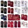 Mens Youth 23 LeBron Donovan Mitchell James Darius Garland Basketball Jersey Evan Mobley Jarrett Allen Kids Red Blanc Blanc 2023 2024 City Shirt Old 45 10