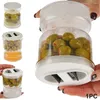 Garrafas de armazenamento vegetal com tampa kimchi jar alimento tanque de tanque transparente picles selado dispensador de cozinha em casa separação molhada seca