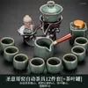 Teaware Sets Porcelain Chinese Ceremony Tea Set Bowl Accessories Pair 6 Persons Tool Luxury Style Taza Mate Tableware AB50TS