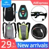 Zakken Nieuwe LED Turn Signal Light Cycling Backpack Wireless Cycling Vest MTB Bike Bag Veiligheid Reflecterende waarschuwing Elektrische scooter Vest