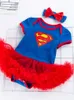 Superman Baby Short Sleeve Phemsuit من قطعتين محددتين 0-2 عام